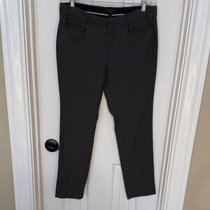 Banana Republic Sloan Women’s Black Geometric Pants
